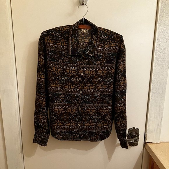 PORTS International size 4 black with multi coloured pattern - Picture 1 of 4